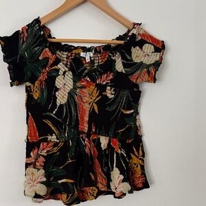 Patrons of Peace Multicolor Floral Blouse